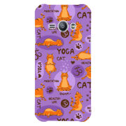 Чехол Uprint Samsung J110 Galaxy J1 Ace Yoga Cat