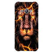 Чехол Uprint Samsung J110 Galaxy J1 Ace Fire Lion