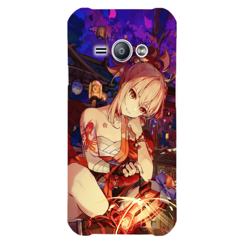 Чехол Uprint Samsung J110 Galaxy J1 Ace Genshin Ёимия с огоньком