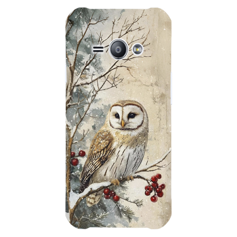 Чехол Uprint Samsung J110 Galaxy J1 Ace Christmas Owl