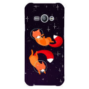 Чехол Uprint Samsung J110 Galaxy J1 Ace Fox-Astronauts