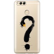 Прозрачный чехол Uprint Honor 7x Swan question