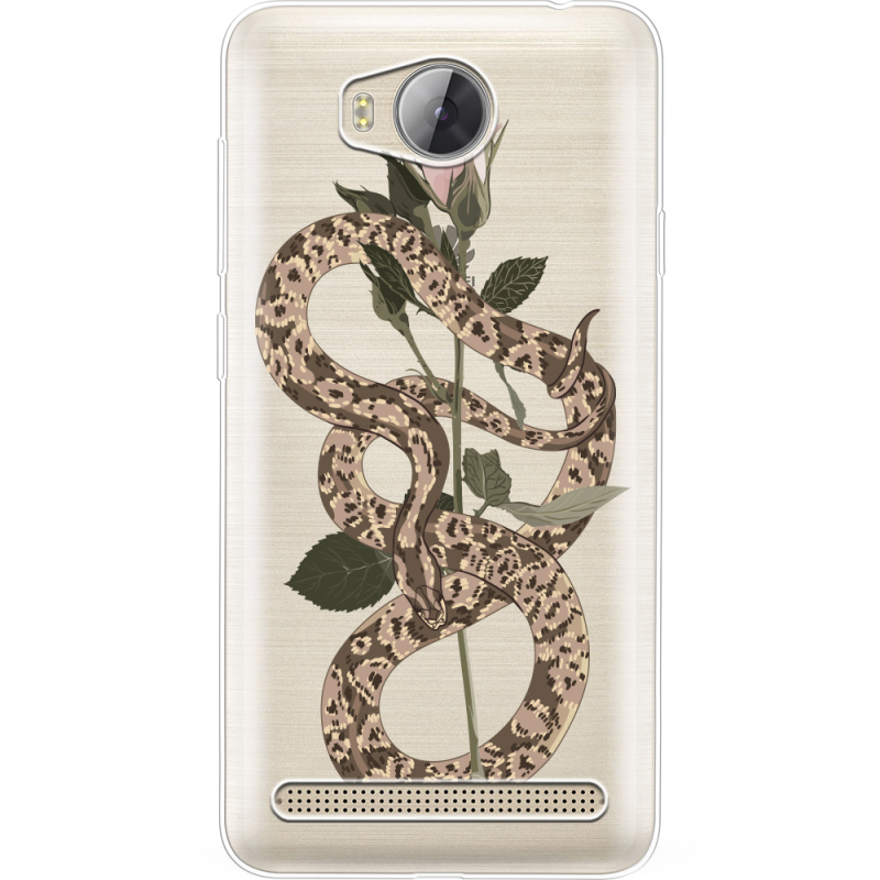 Прозрачный чехол Uprint Huawei Y3 2 Glamor Snake