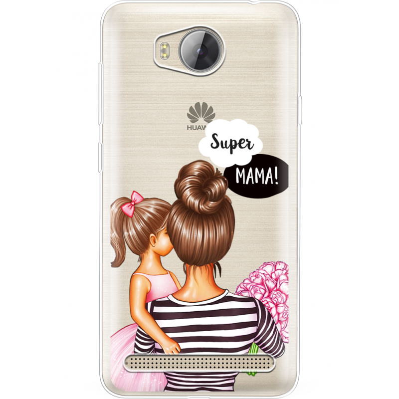 Прозрачный чехол Uprint Huawei Y3 2 Super Mama and Daughter