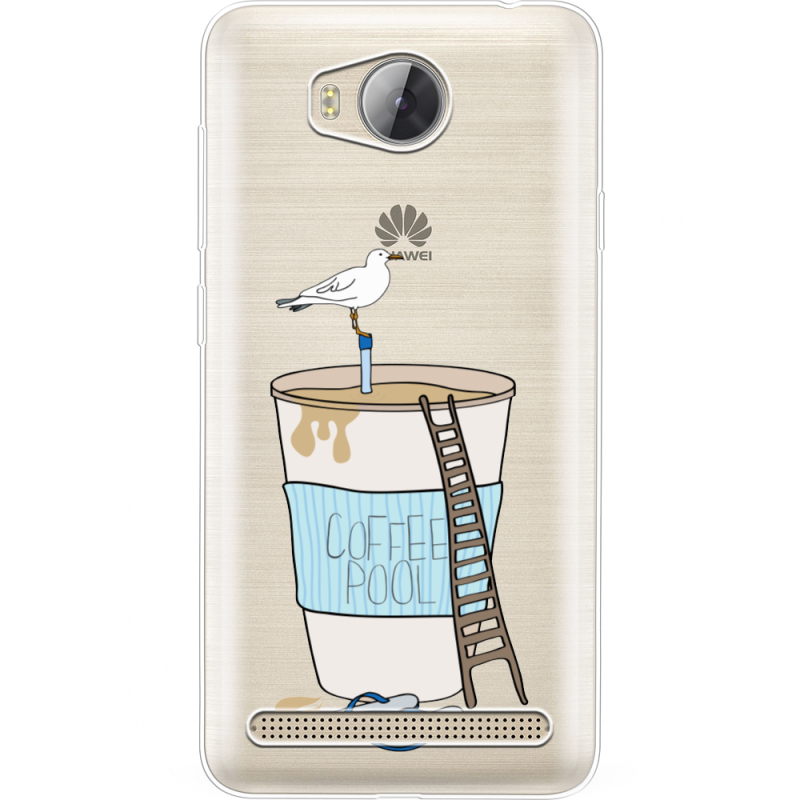 Прозрачный чехол Uprint Huawei Y3 2 Segull in Cofee Pool