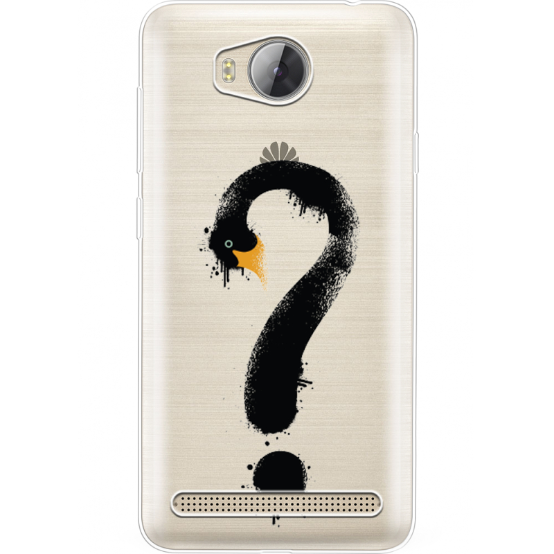 Прозрачный чехол Uprint Huawei Y3 2 Swan question