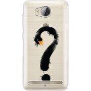 Прозрачный чехол Uprint Huawei Y3 2 Swan question