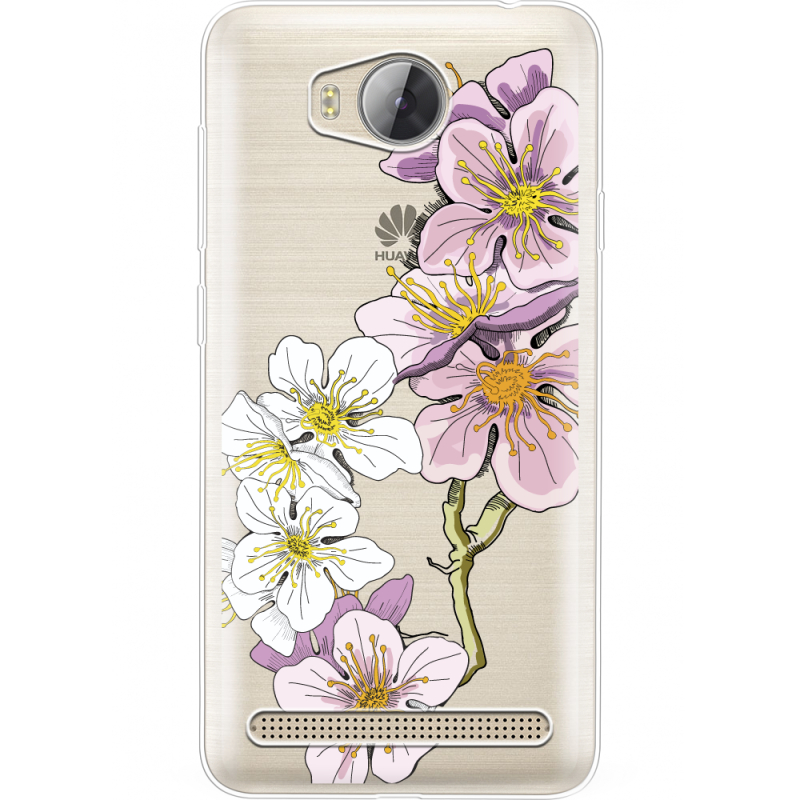 Прозрачный чехол Uprint Huawei Y3 2 Cherry Blossom