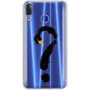 Прозрачный чехол Uprint Lenovo Z5 Swan question