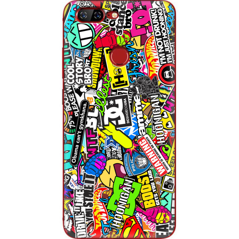 Чехол Uprint Lenovo S5 Multicolored Inscriptions