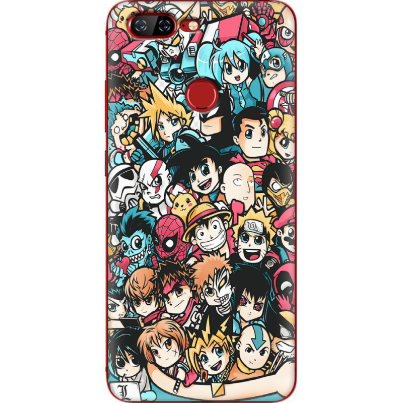 Чехол Uprint Lenovo S5 Anime Stickers