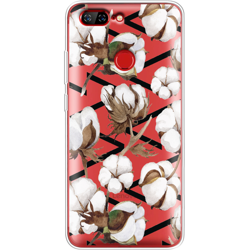 Прозрачный чехол Uprint Lenovo S5 Cotton flowers