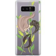 Прозрачный чехол Uprint Samsung N950F Galaxy Note 8 Cute Mermaid