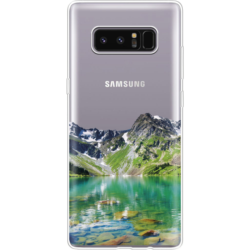 Прозрачный чехол Uprint Samsung N950F Galaxy Note 8 Green Mountain