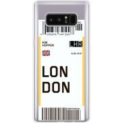 Прозрачный чехол Uprint Samsung N950F Galaxy Note 8 Ticket London