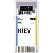 Прозрачный чехол Uprint Samsung N950F Galaxy Note 8 Ticket Kiev