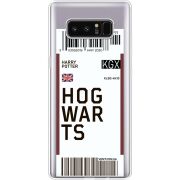 Прозрачный чехол Uprint Samsung N950F Galaxy Note 8 Ticket Hogwarts