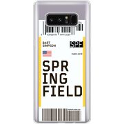 Прозрачный чехол Uprint Samsung N950F Galaxy Note 8 Ticket Springfield