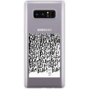 Прозрачный чехол Uprint Samsung N950F Galaxy Note 8 Blah Blah