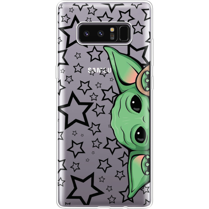 Прозрачный чехол Uprint Samsung N950F Galaxy Note 8 Baby Yoda