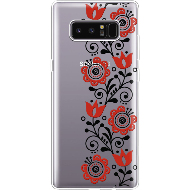 Прозрачный чехол Uprint Samsung N950F Galaxy Note 8 Ethno Ornament