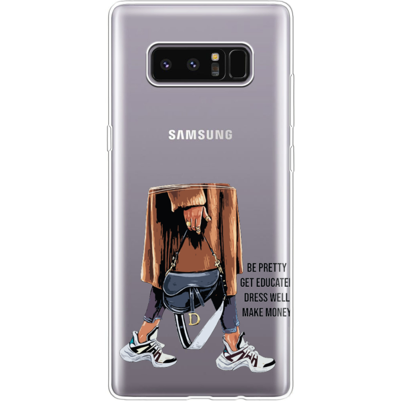 Прозрачный чехол Uprint Samsung N950F Galaxy Note 8 Motivation