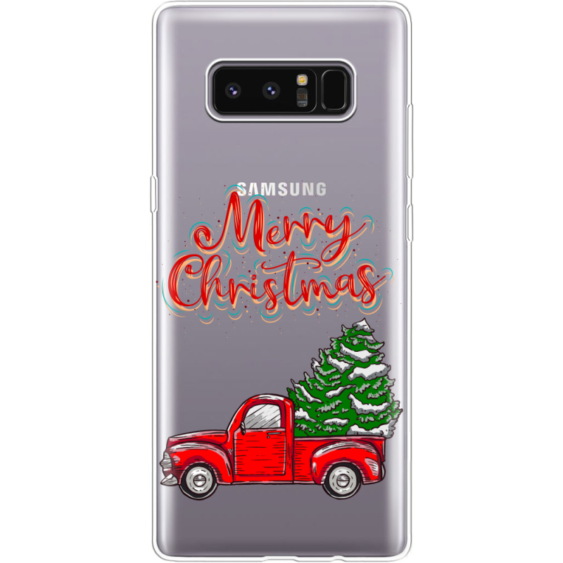 Прозрачный чехол Uprint Samsung N950F Galaxy Note 8 Holiday Car