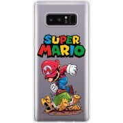 Прозрачный чехол Uprint Samsung N950F Galaxy Note 8 Super Mario