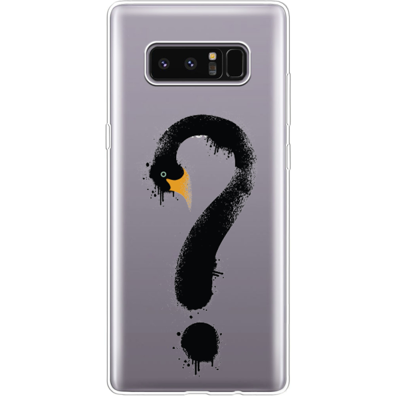 Прозрачный чехол Uprint Samsung N950F Galaxy Note 8 Swan question