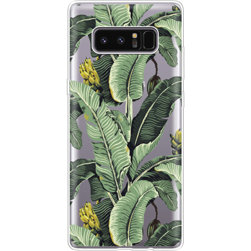 Прозрачный чехол Uprint Samsung N950F Galaxy Note 8 Banana Leaves