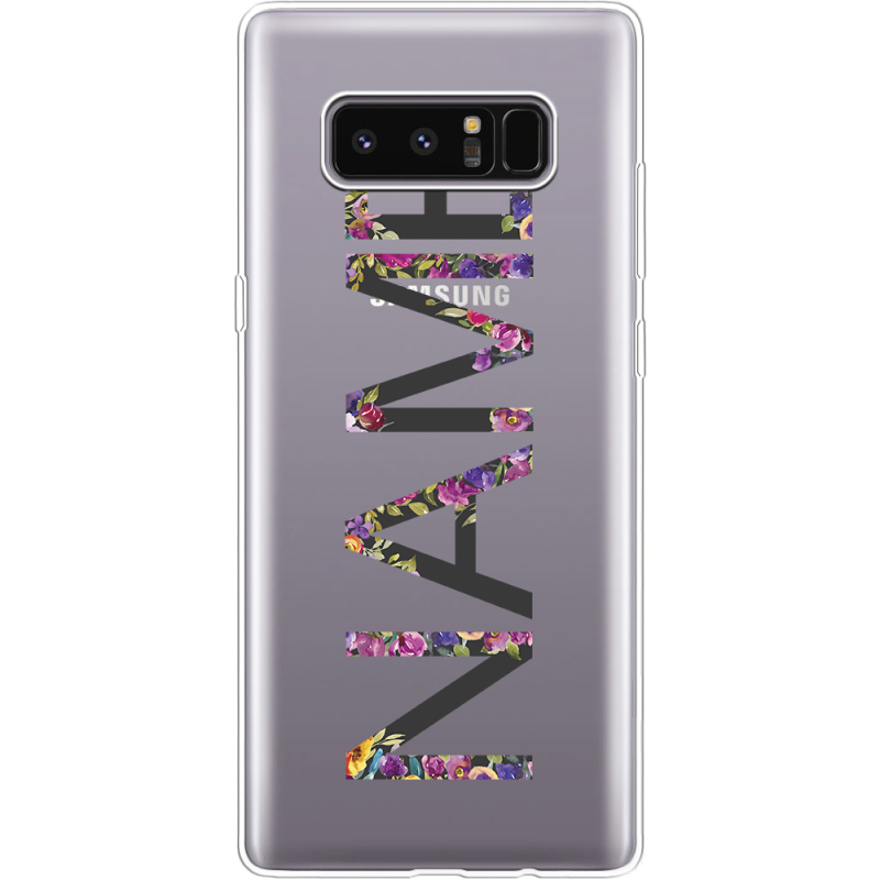 Прозрачный чехол Uprint Samsung N950F Galaxy Note 8 Именной