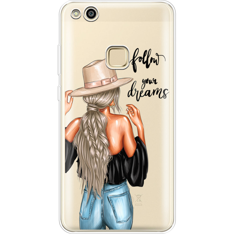 Прозрачный чехол Uprint Huawei P10 Lite Follow Your Dreams