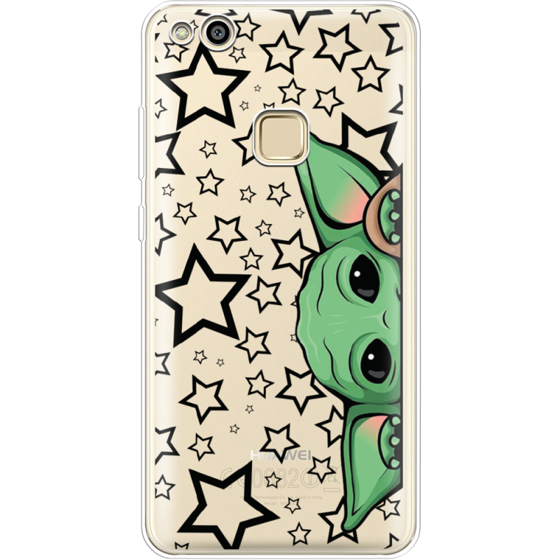 Прозрачный чехол Uprint Huawei P10 Lite Baby Yoda