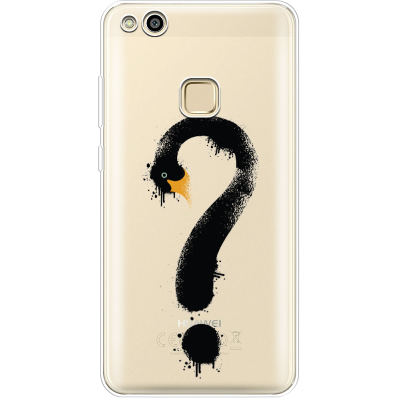 Прозрачный чехол Uprint Huawei P10 Lite Swan question