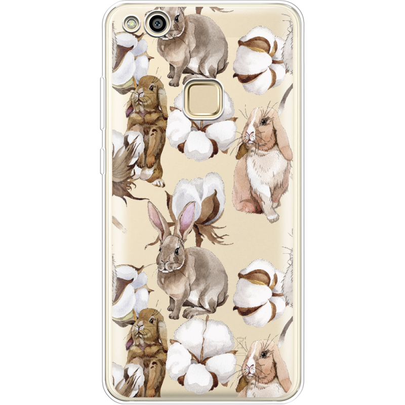 Прозрачный чехол Uprint Huawei P10 Lite Cotton and Rabbits