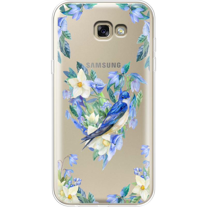 Прозрачный чехол Uprint Samsung A720 Galaxy A7 2017 Spring Bird