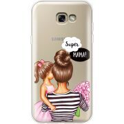 Прозрачный чехол Uprint Samsung A720 Galaxy A7 2017 Super Mama and Daughter