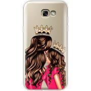 Прозрачный чехол Uprint Samsung A720 Galaxy A7 2017 Queen and Princess