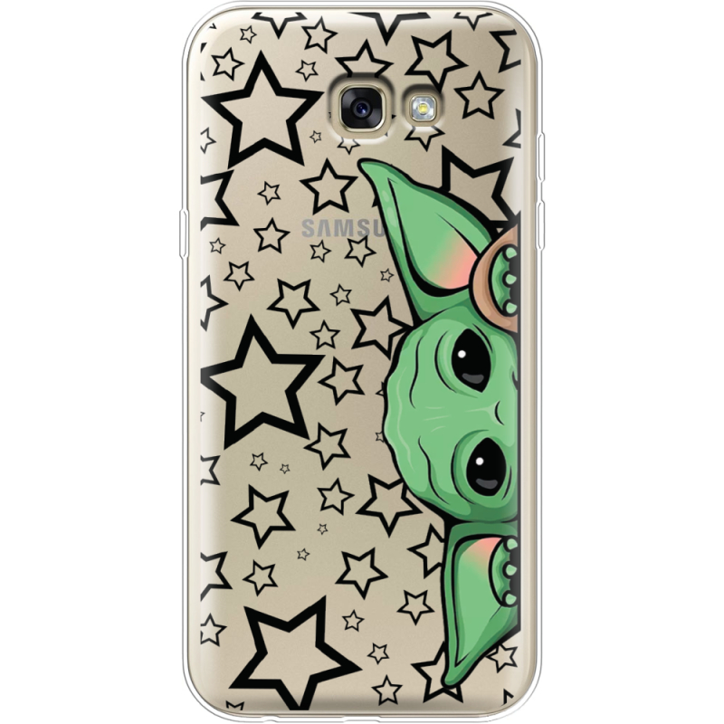 Прозрачный чехол Uprint Samsung A720 Galaxy A7 2017 Baby Yoda