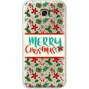 Прозрачный чехол Uprint Samsung A720 Galaxy A7 2017 Vintage Christmas Pattern