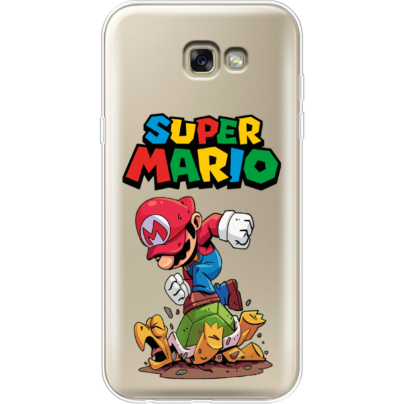 Прозрачный чехол Uprint Samsung A720 Galaxy A7 2017 Super Mario