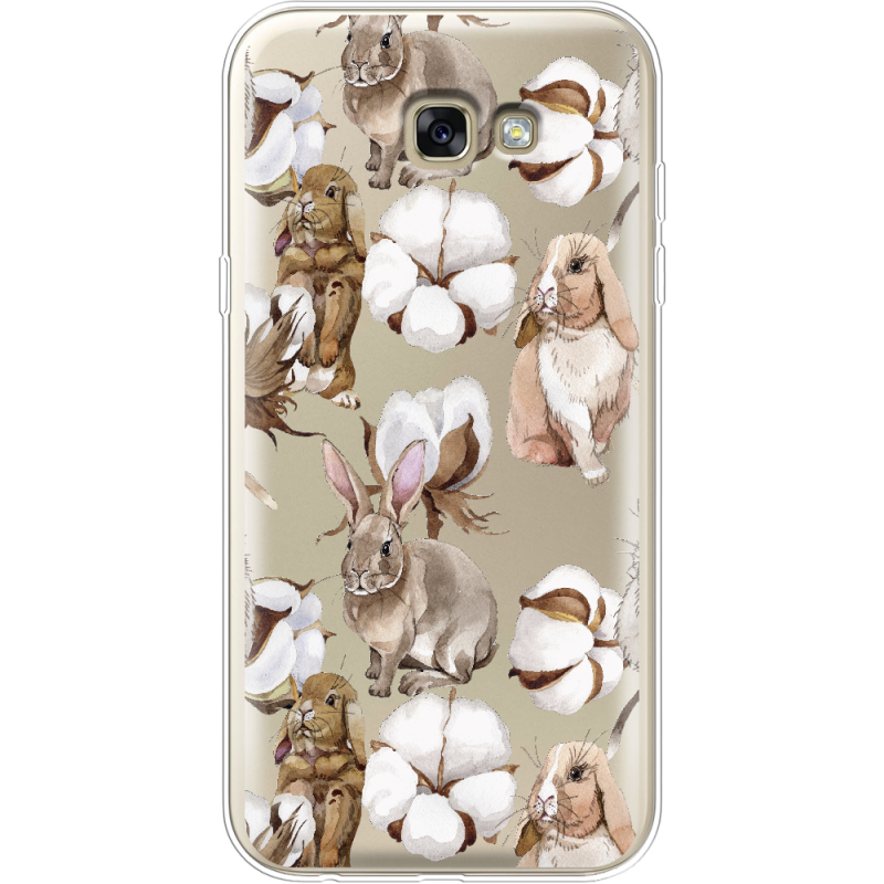 Прозрачный чехол Uprint Samsung A720 Galaxy A7 2017 Cotton and Rabbits