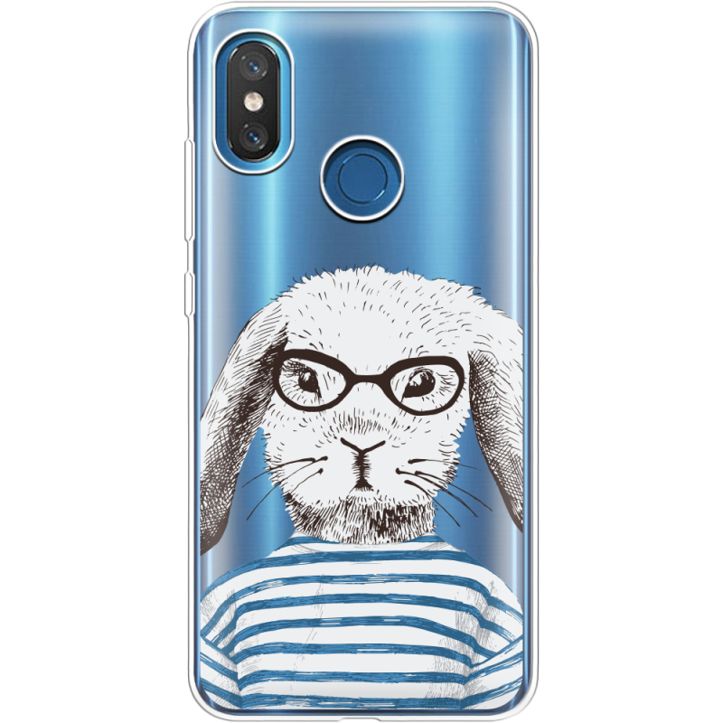 Прозрачный чехол Uprint Xiaomi Mi 8 MR. Rabbit