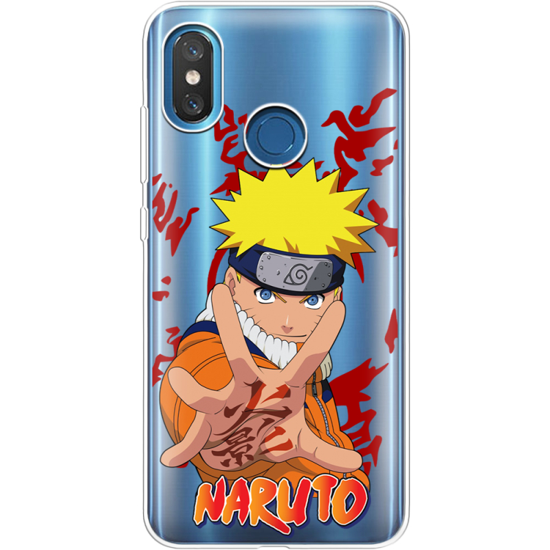 Прозрачный чехол Uprint Xiaomi Mi 8 Naruto