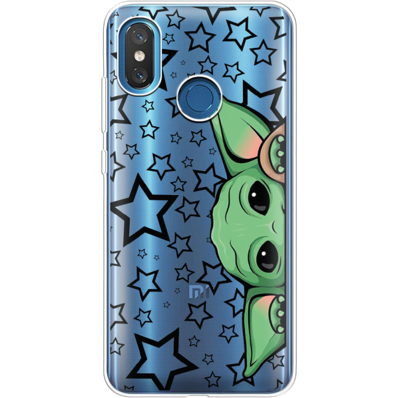 Прозрачный чехол Uprint Xiaomi Mi 8 Baby Yoda
