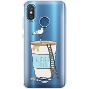 Прозрачный чехол Uprint Xiaomi Mi 8 Segull in Cofee Pool