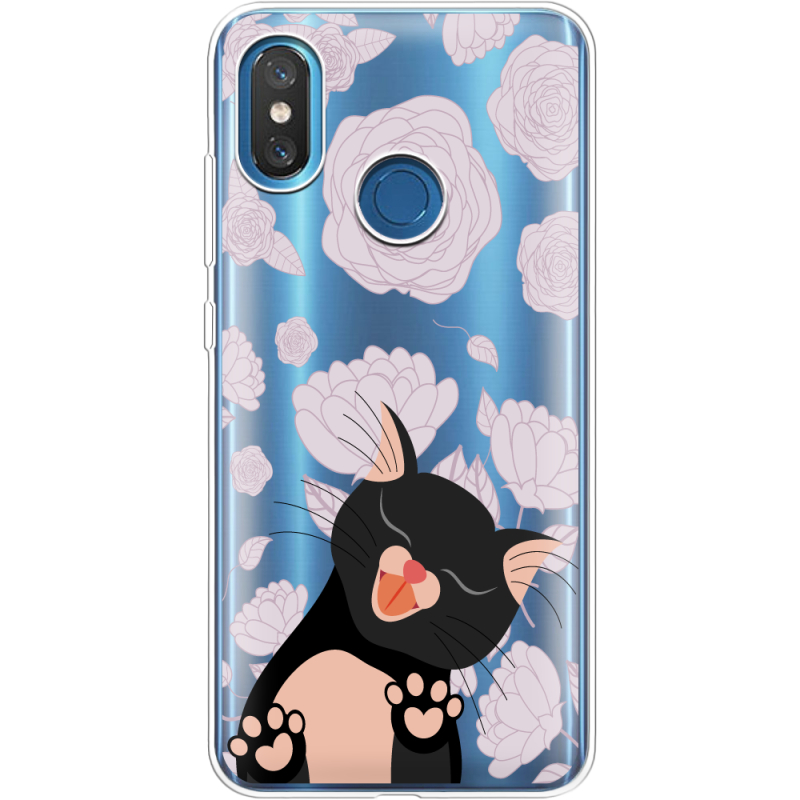 Прозрачный чехол Uprint Xiaomi Mi 8 Meow