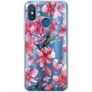 Прозрачный чехол Uprint Xiaomi Mi 8 Pink Magnolia