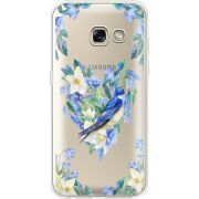 Прозрачный чехол Uprint Samsung A320 Galaxy A3 2017 Spring Bird