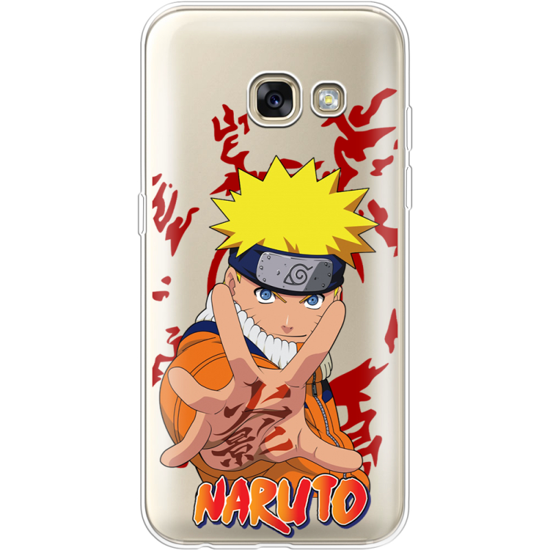 Прозрачный чехол Uprint Samsung A320 Galaxy A3 2017 Naruto